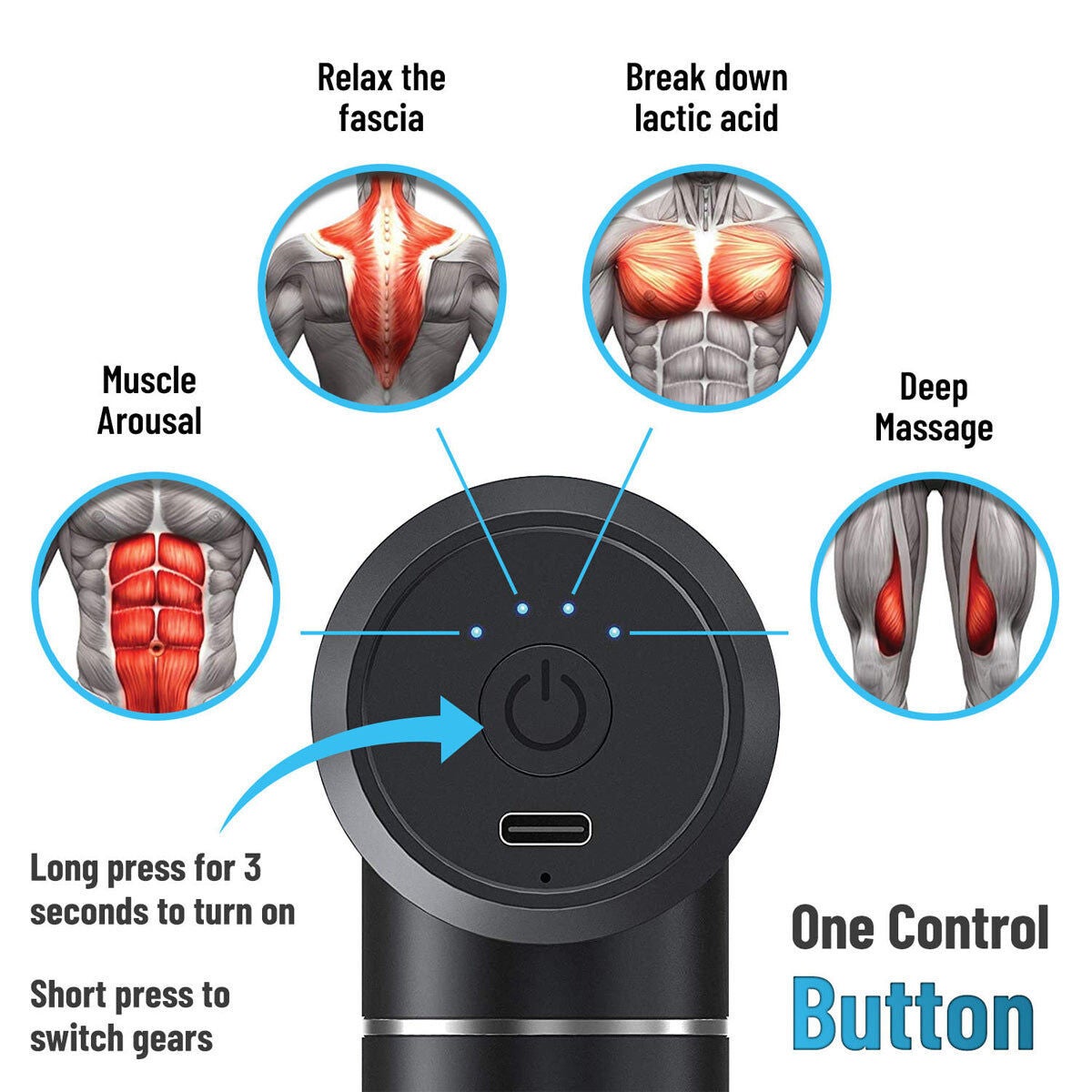 Trakk Double Head Massage Gun