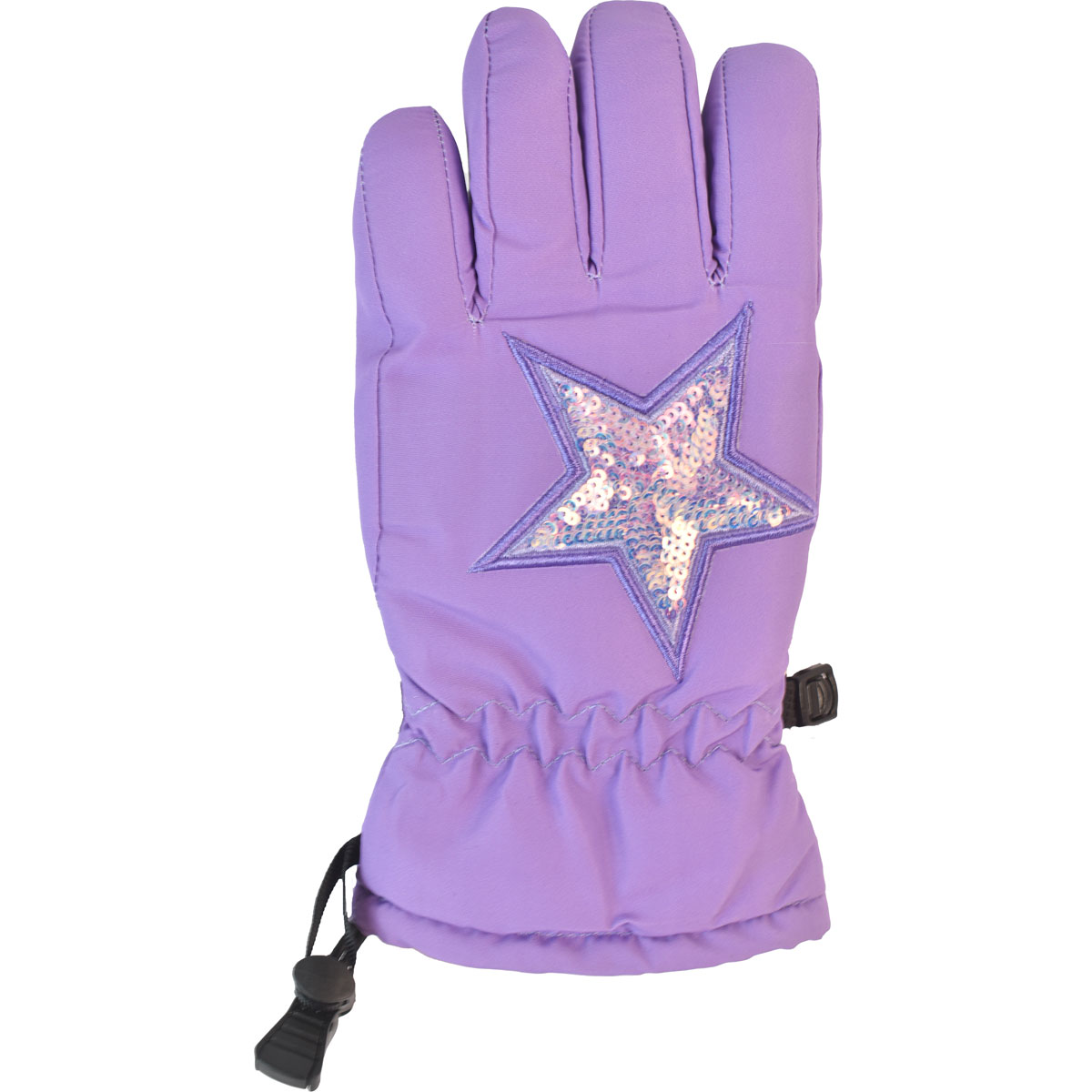 Huntworth Girls' Lined Star Ski Gloves