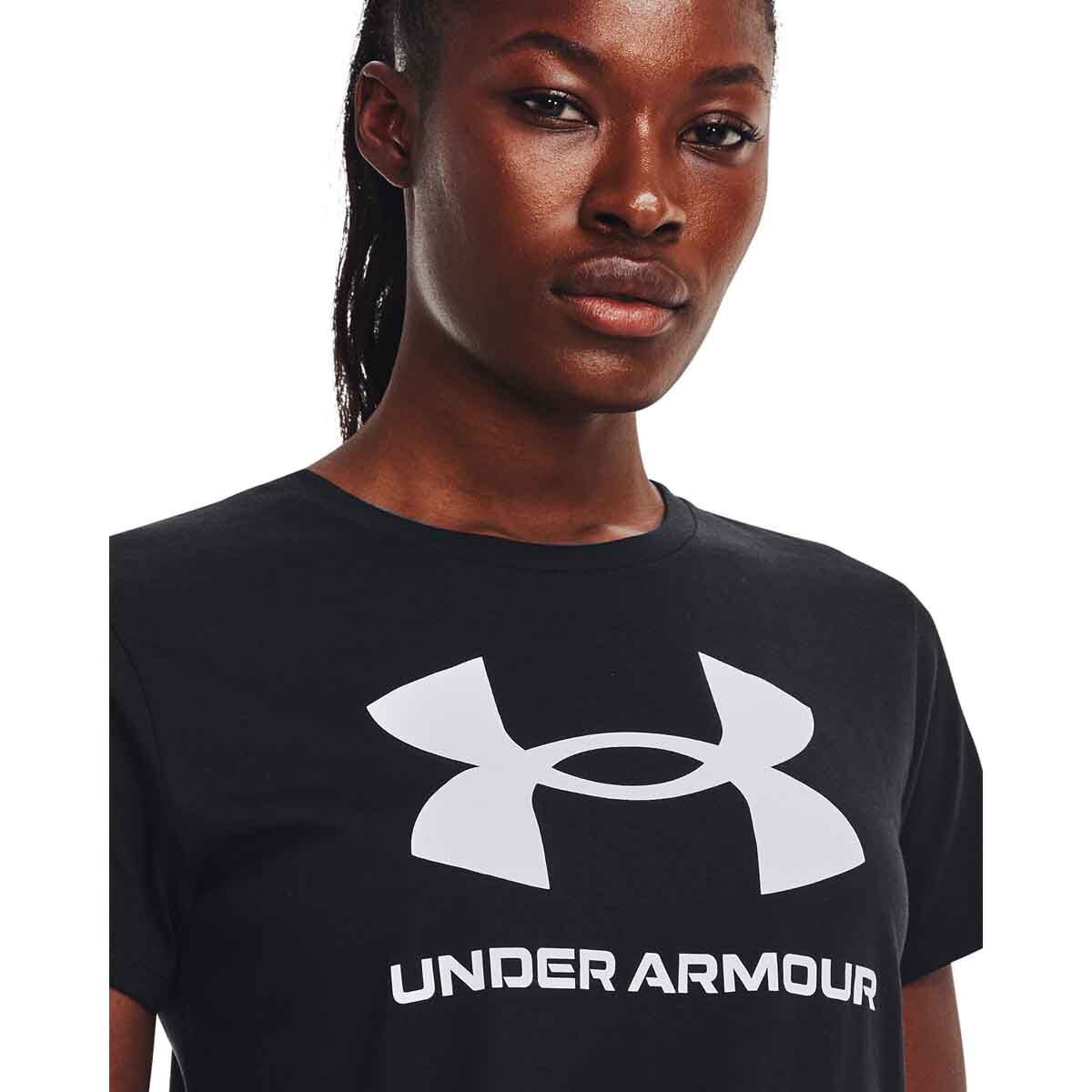 Under Armour Women's Sportstyle Logo Short Sleeve Crew Neck Tee