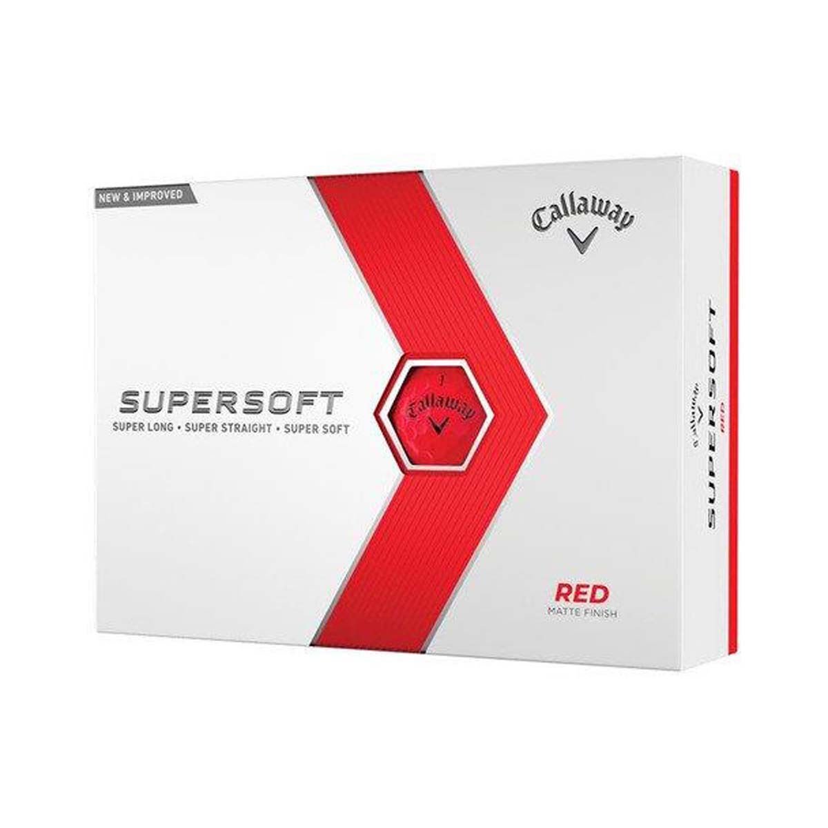 Callaway Golf 2023 Red Supersoft Golf Balls 12 Pack