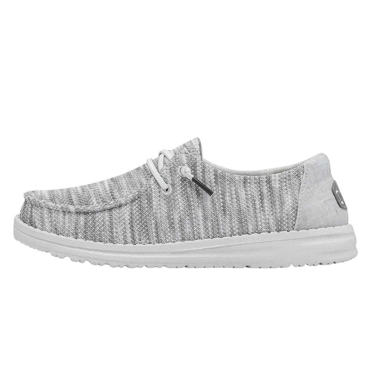 HeyDude Women's Wendy Sox Glacier Grey Shoes - Main Image