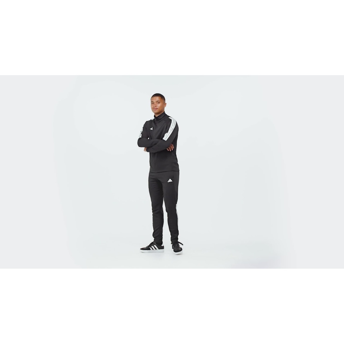 adidas Men's Sereno Climacool 3-Stripe Tapered Soccer Pants
