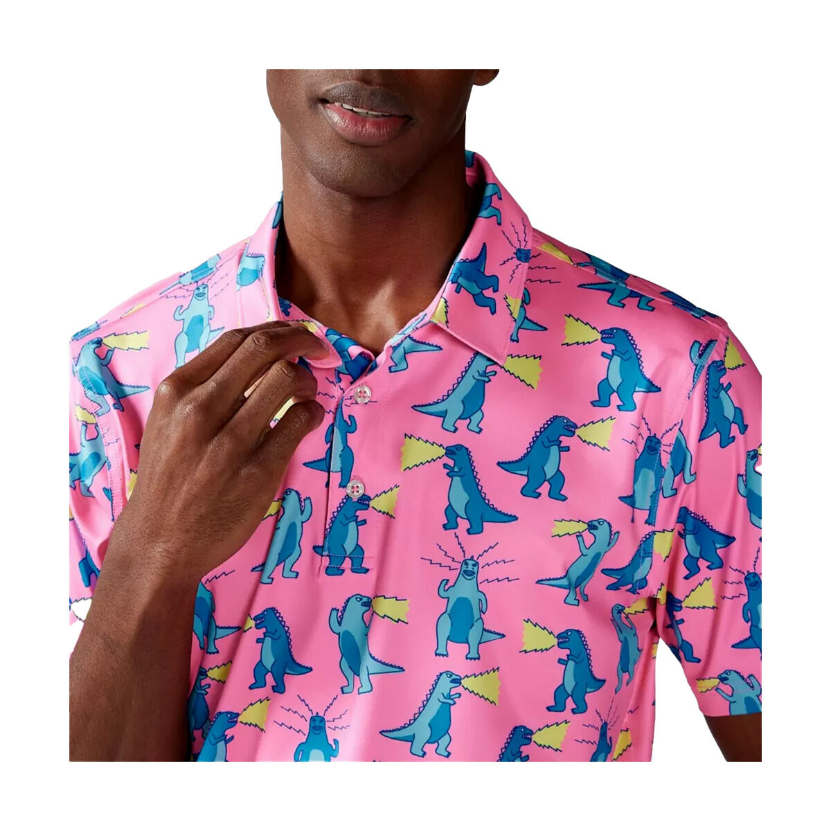 Chubbies Men's  Hear Me Roar (Performance Polo )