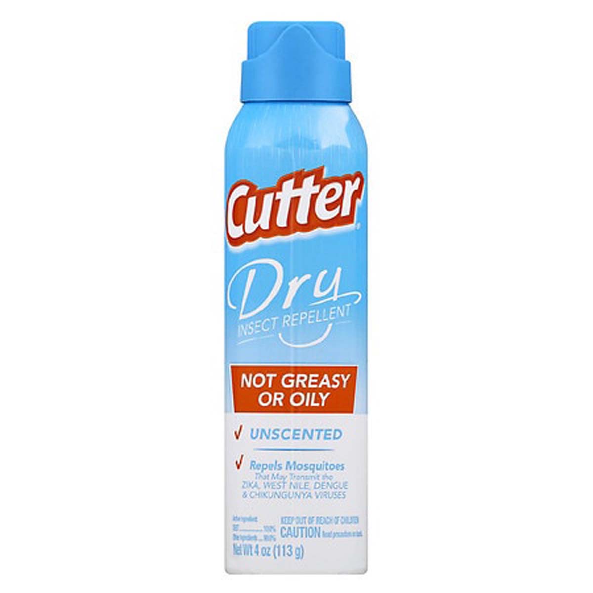 Cutter Unscented Dry Insect Repellent Aerosol