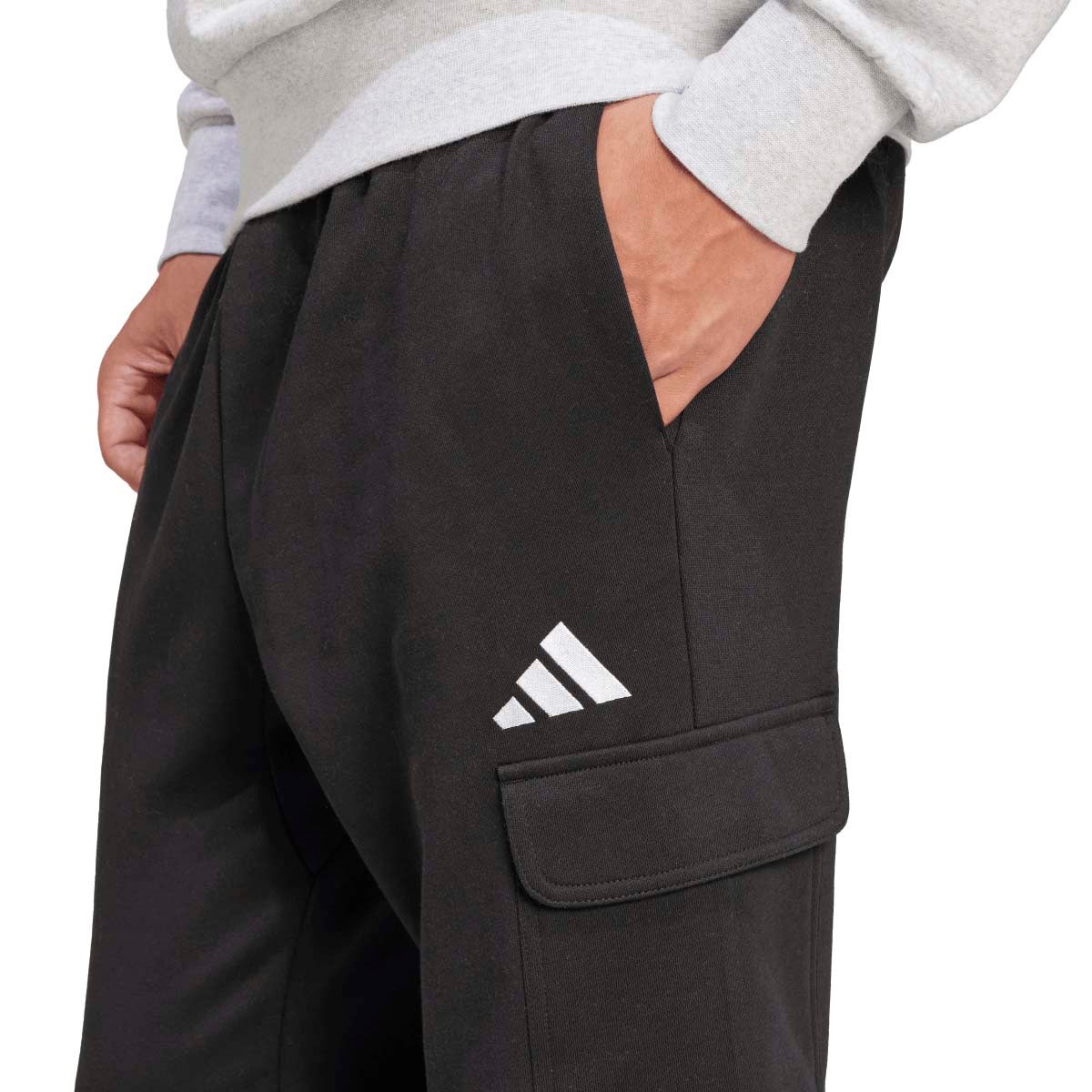 adidas Men's Essentials Feelcozy Fleece Cargo Joggers