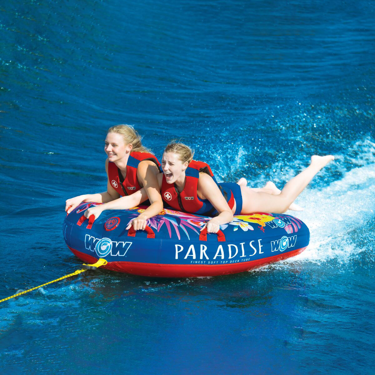 Wow Paradise 2P Soft Top Deck Tube Towable