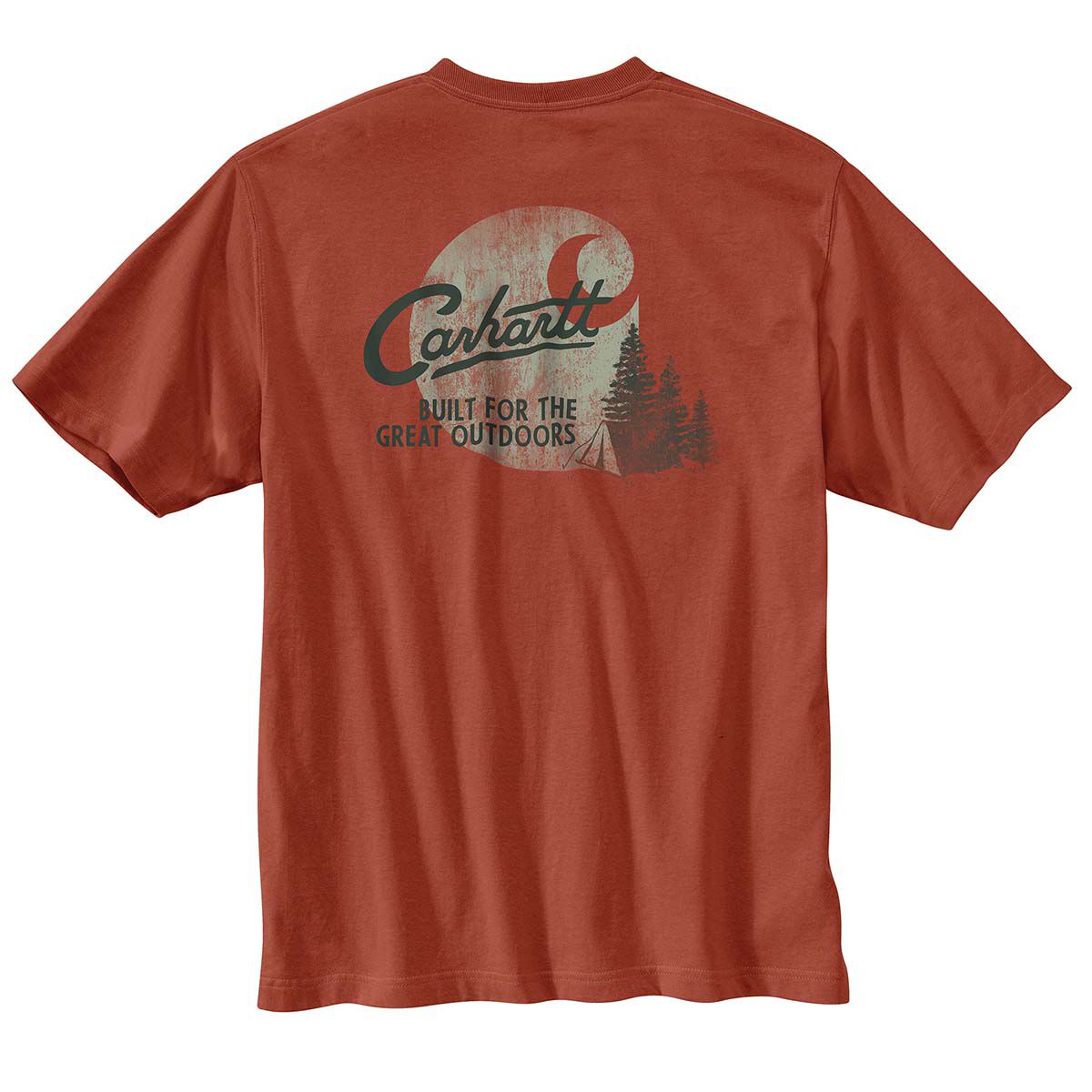 Carhartt Men's Relaxed Fit Short-Sleeve Pocket Camp Graphic T-Shirt