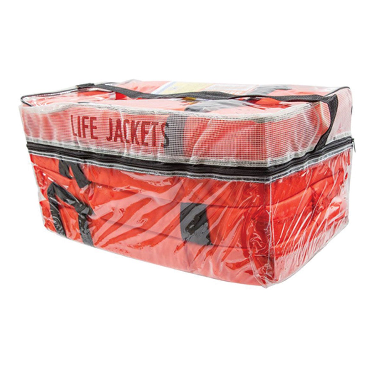 Fluid Adult Orange Life Vest - 4-Pack