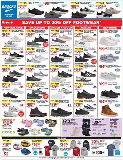 Dunham's Sports weekly ad footwear deals
