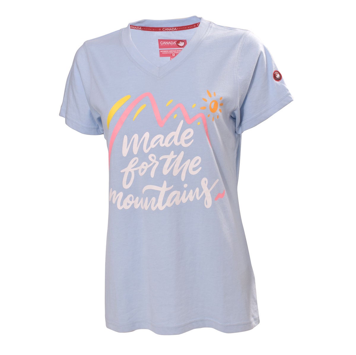 Canada Weather Gear Women's Short Sleeve V-Neck T-Shirt