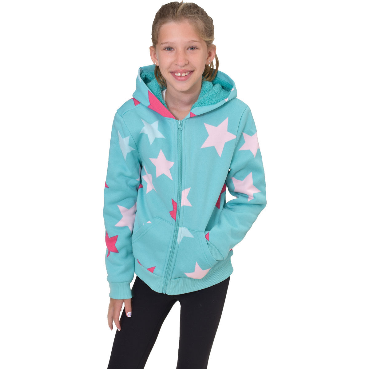 Canyon Creek Girls' Full Zip Sherpa Jacket