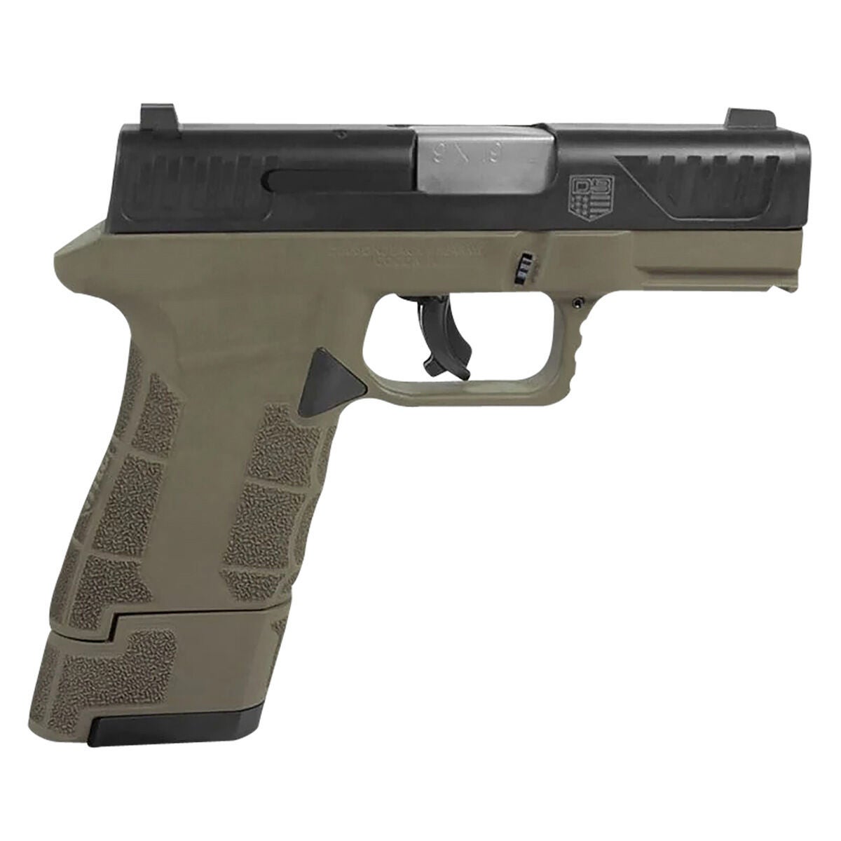 Diamondback 9MM SUB 17/12RD BLK/FDE Pistol