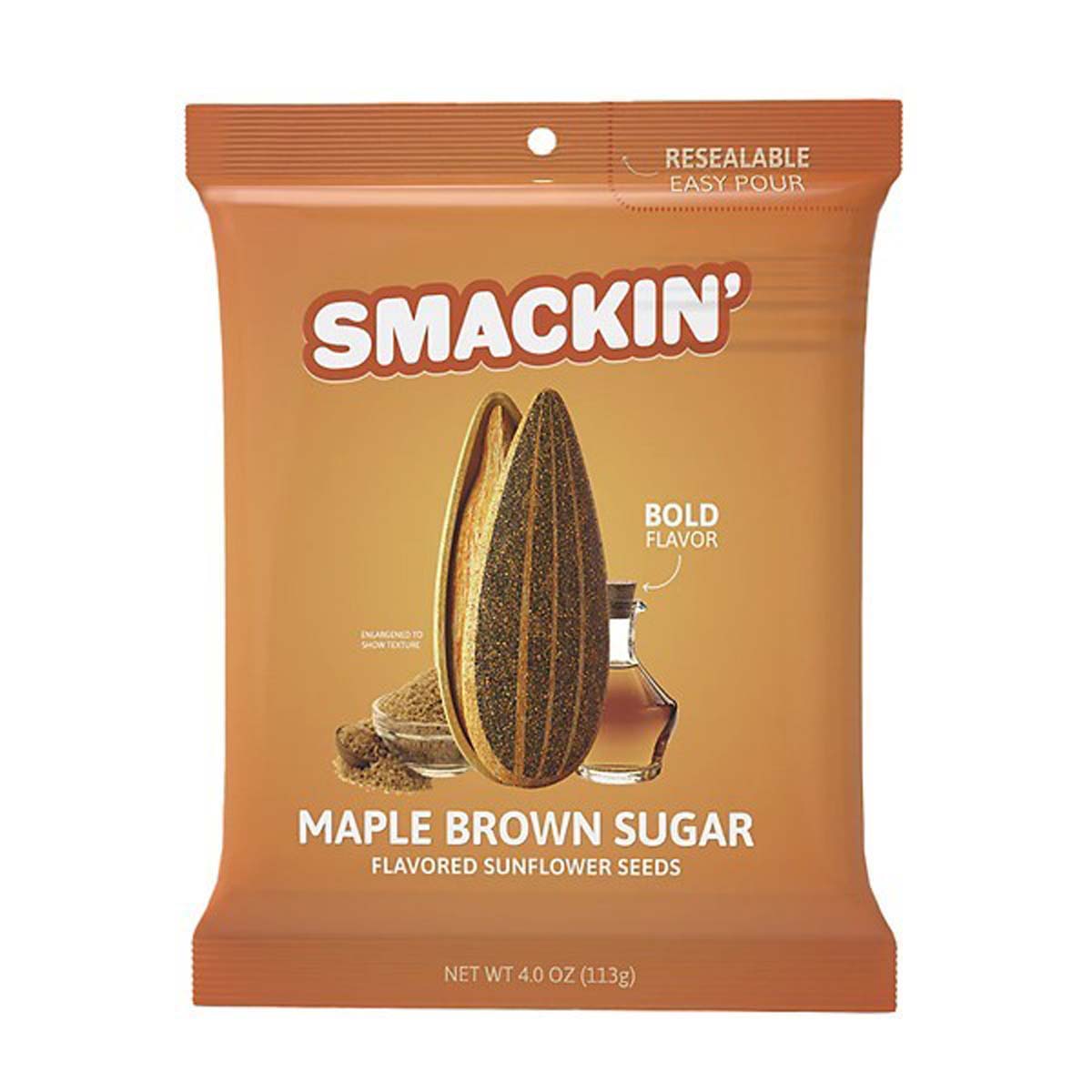 Smackin Seeds Maple Brown Sugar Sunflower Seeds