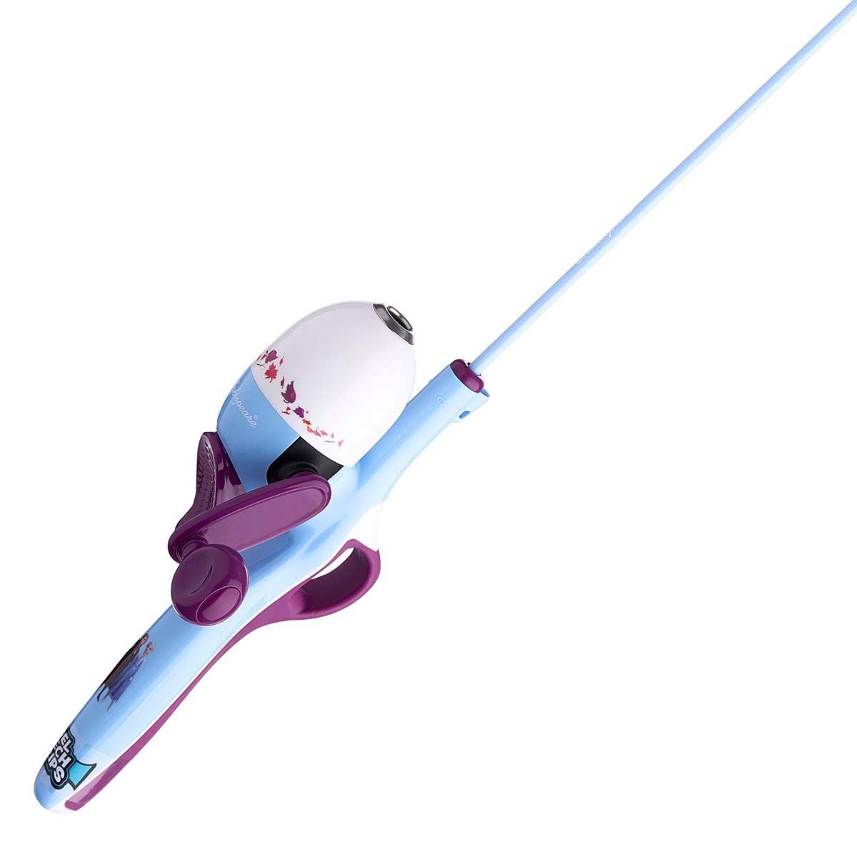 catch fish frozen pole little girl Spin Master Games Disney 2 Frosted Fishing Game for Kids and Families thumb button extension Shakespeare Disney Frozen II Beginner