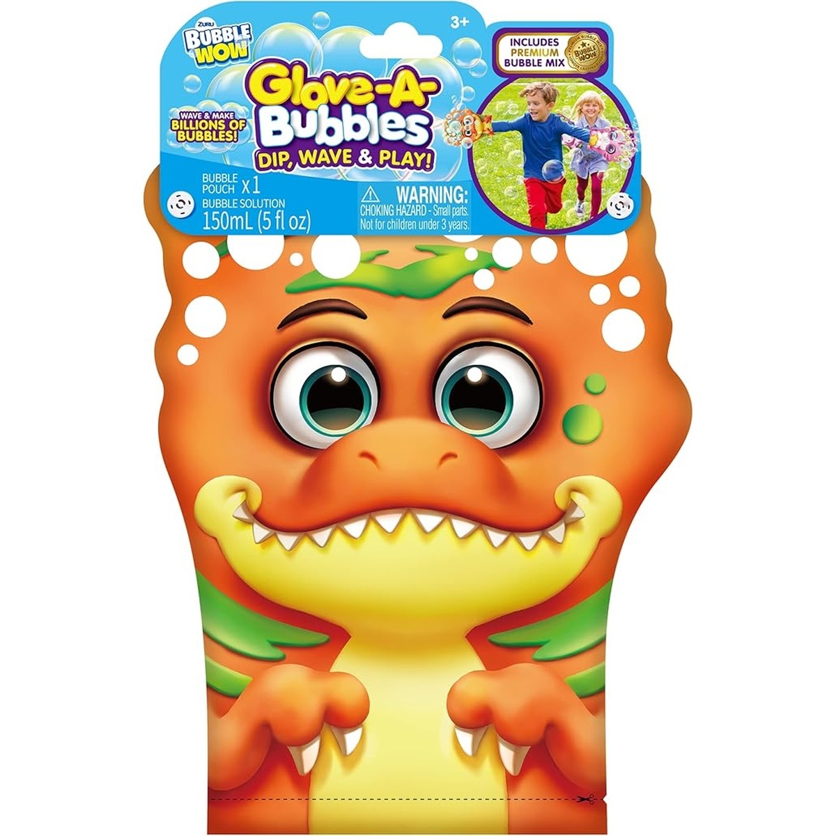 Zuru Glove-A-Bubbles Bubble Toy with Premium Bubble Solution