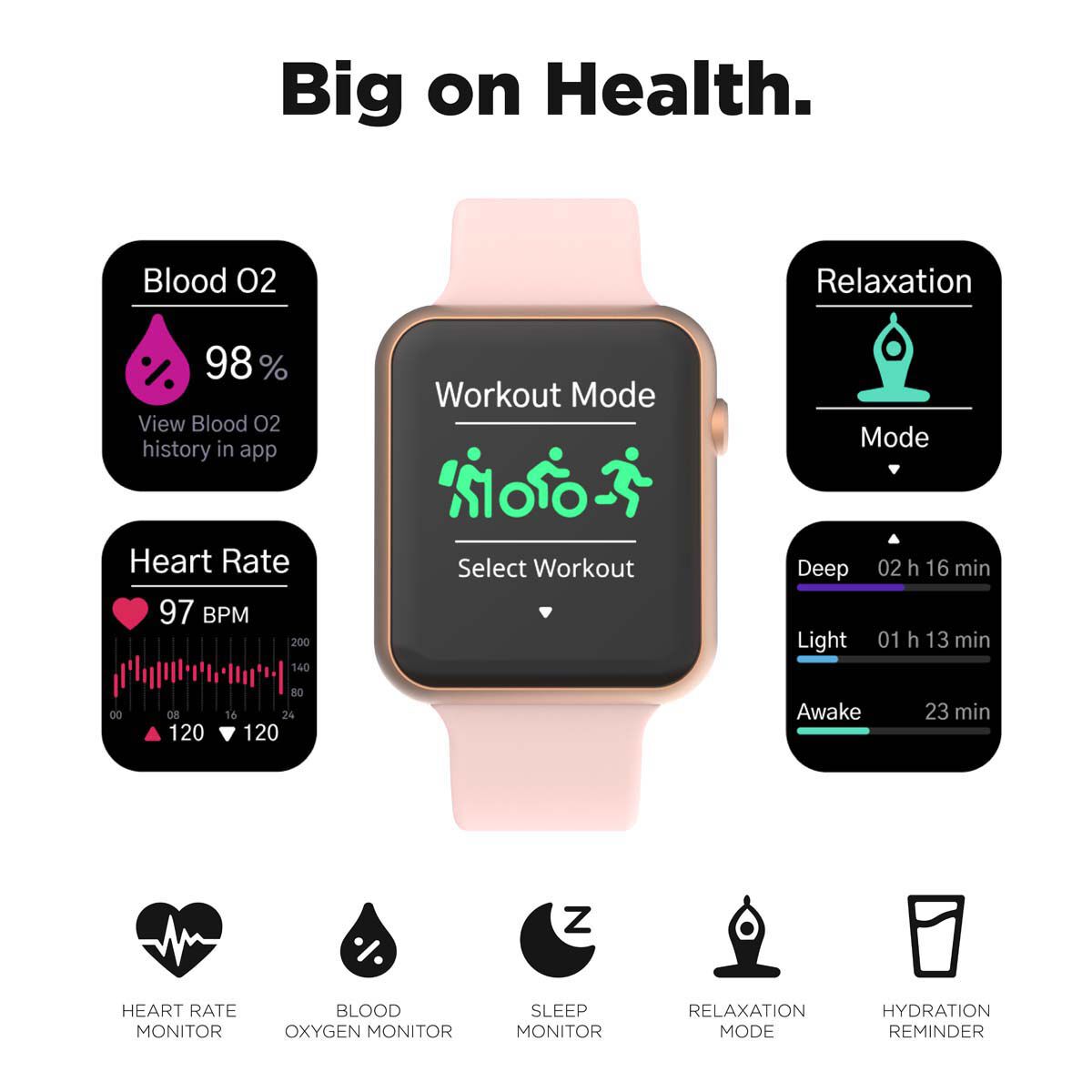 Itouch Air 4 Smartwatch Jillian Michaels 41MM