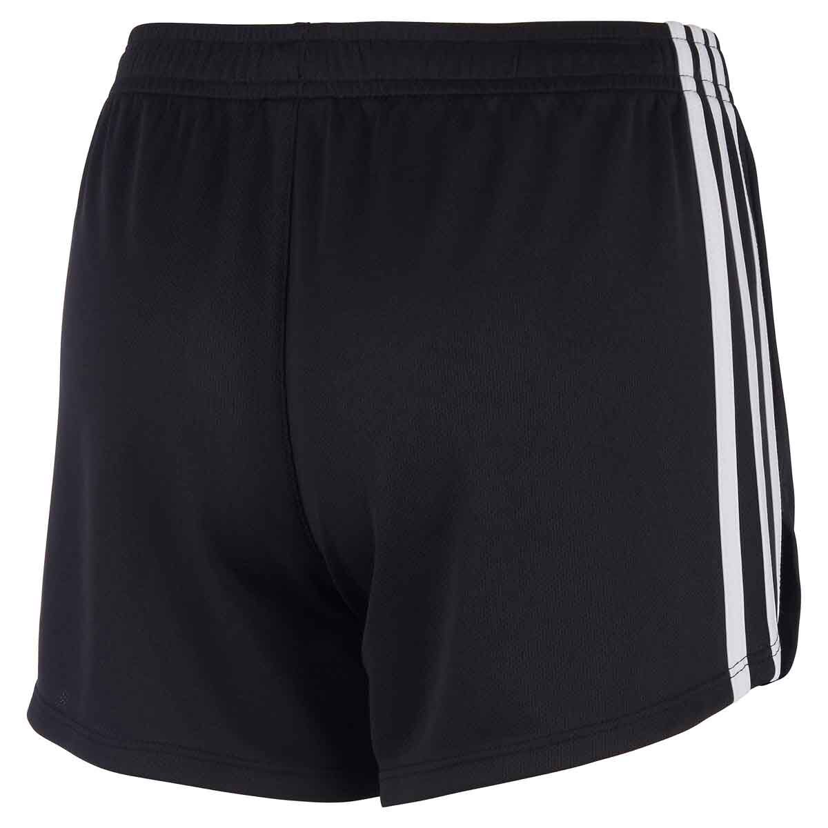adidas Girls' Three Stripe Mesh Shorts
