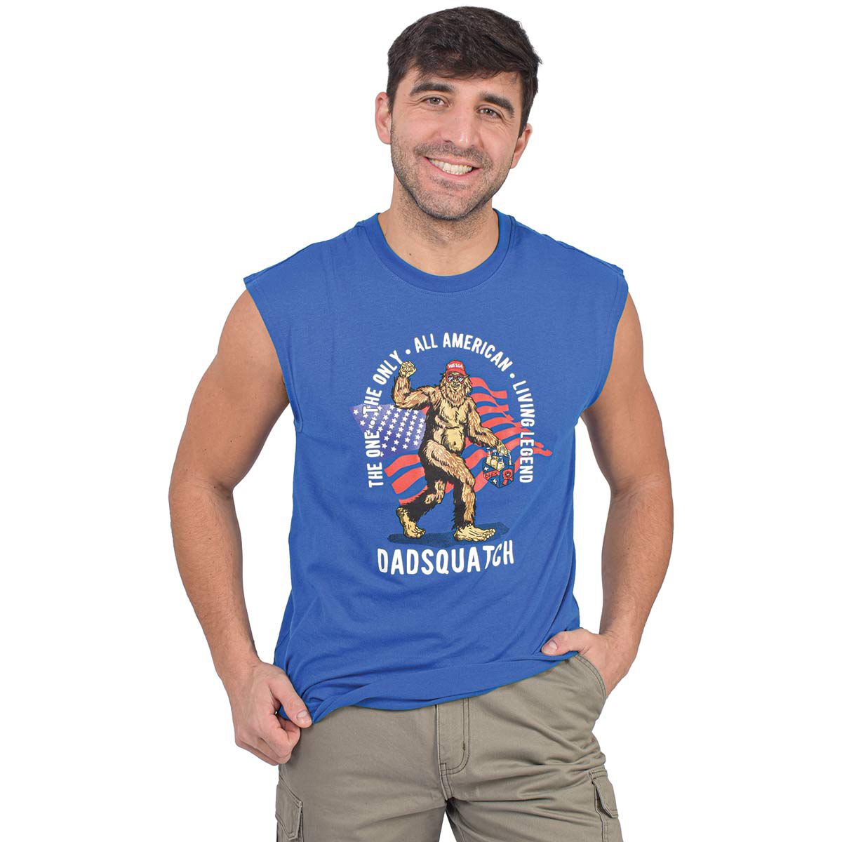 Staghorn Outfit Men's Dad USA Muscle Tee