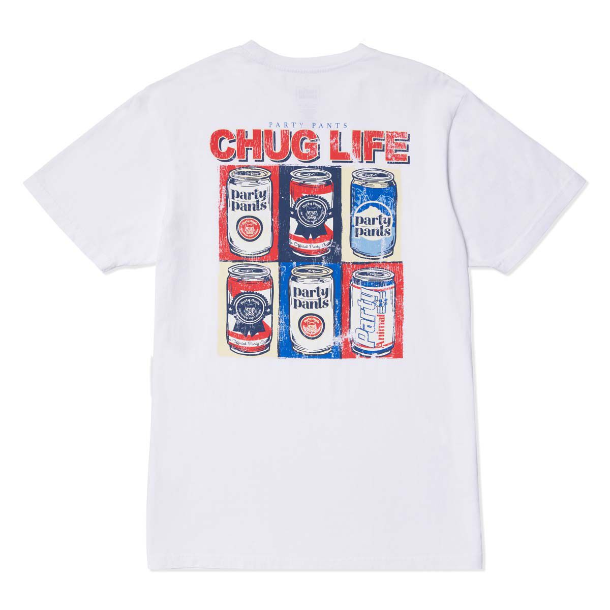 Party Pants Men's Chug Life Short Sleeve Tee