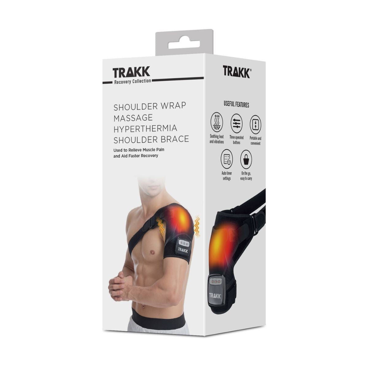 Trakk Massaging Heating Shoulder Brace & Wrap