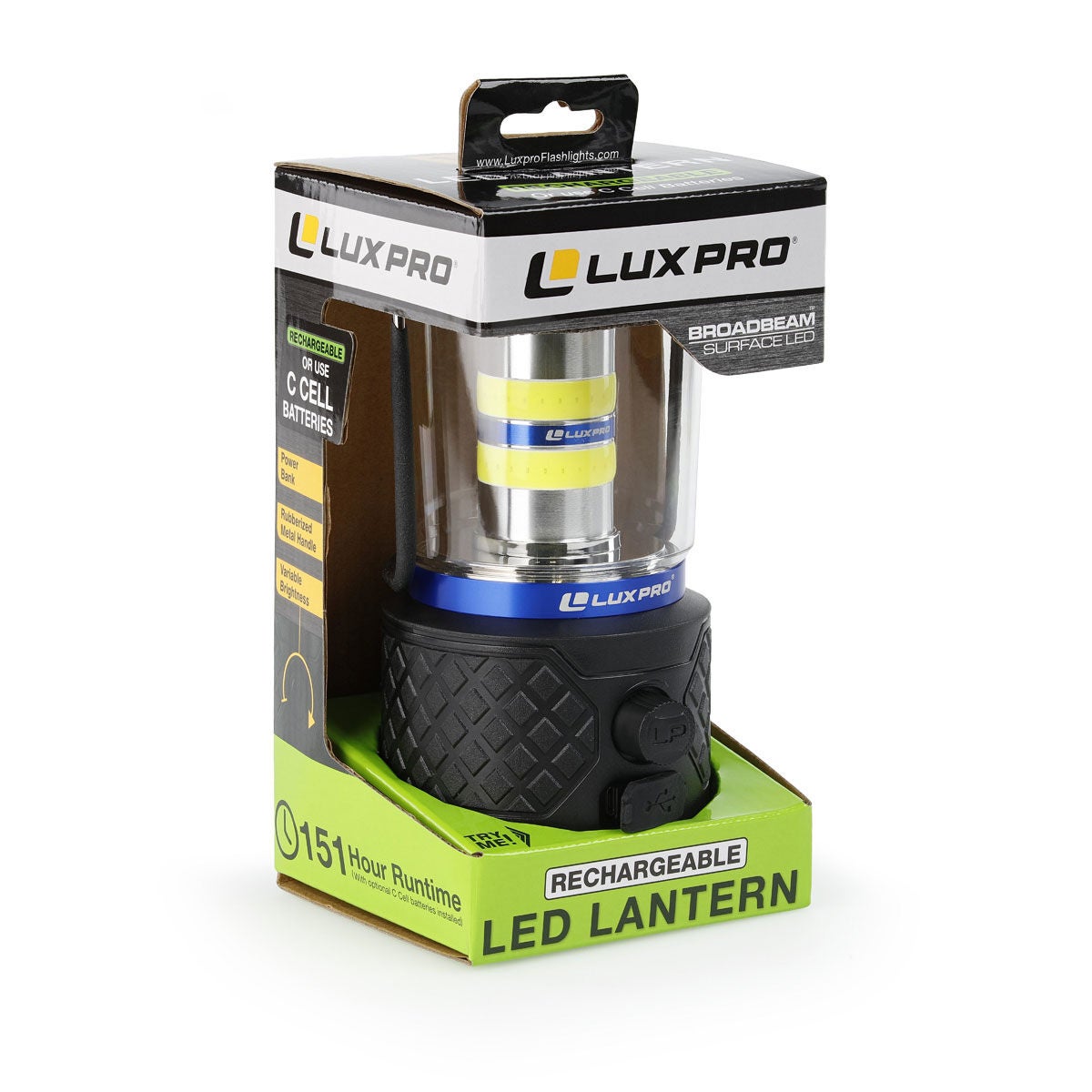 Luxpro Rechargeable LED Lantern