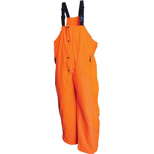 World Famous Men's Blaze Orange Camo Bib Overalls