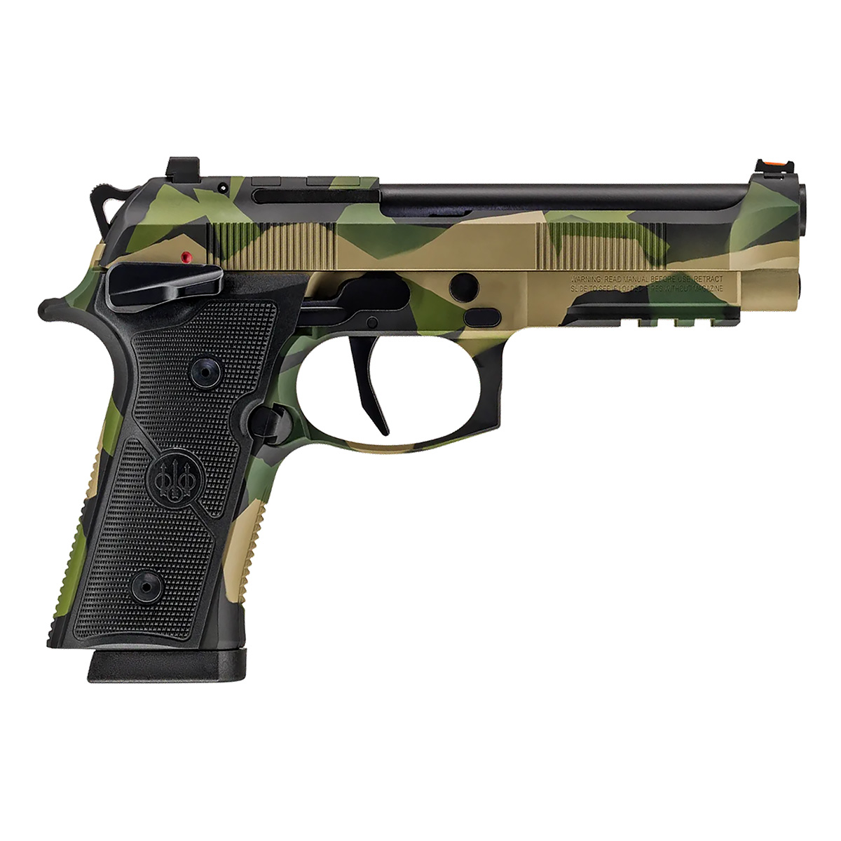 Beretta 92XI SAO 9M4.7 18R SPLNTR Pistol