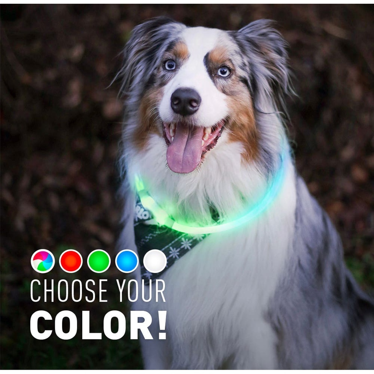 Nite Ize NiteHowl Rechargeable LED Safety Necklace - Disc-O Select