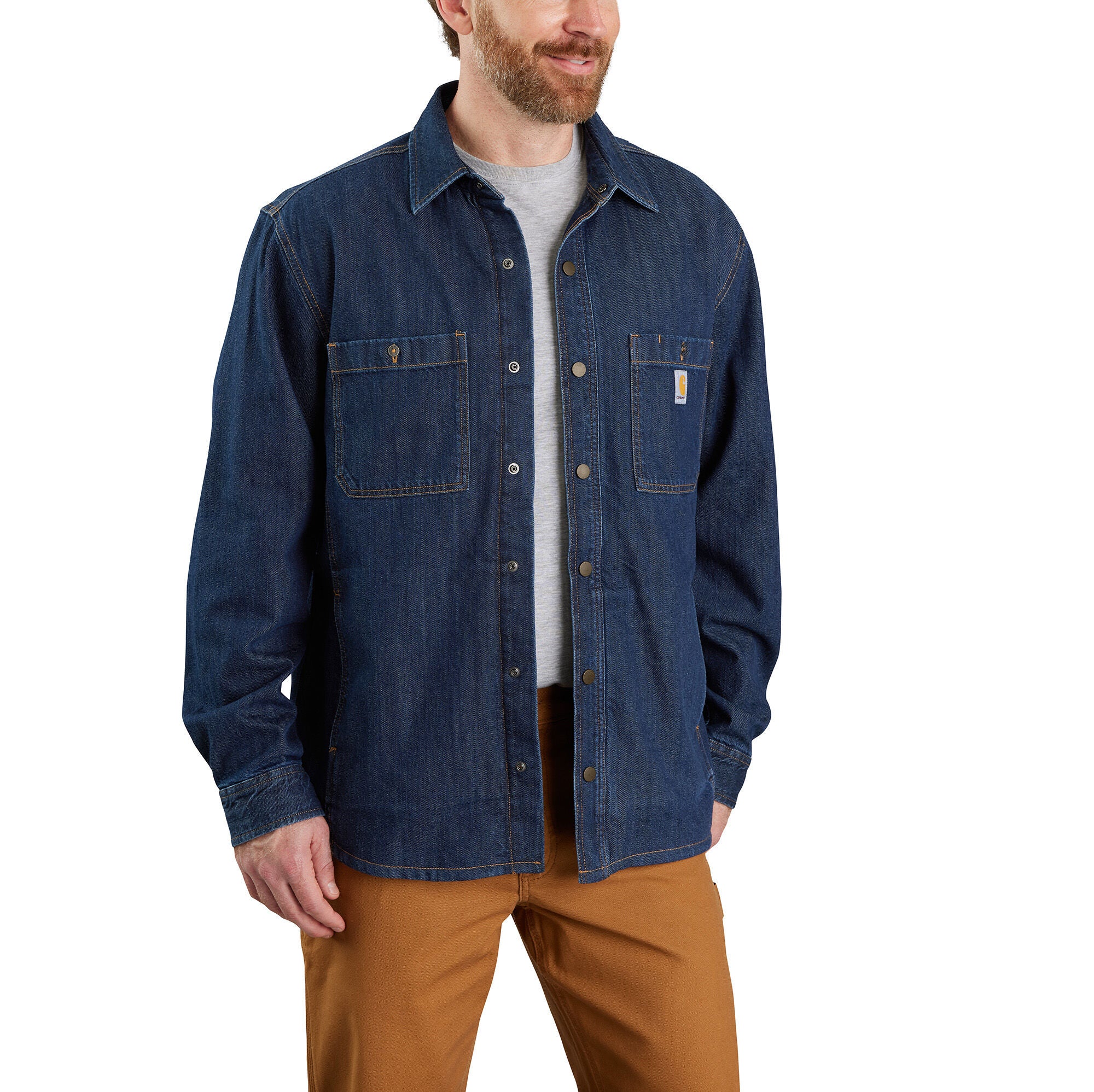 Carhartt Men's Fleece Lined Shirt Jacket
