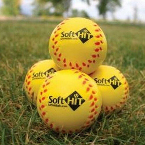 Soft Hit Seamed Foam Practice Baseballs
