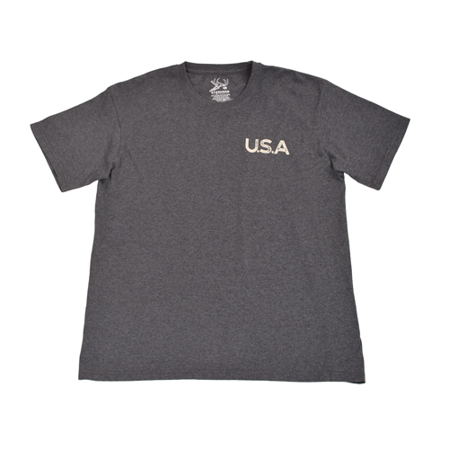 Staghorn River Men's Short Sleeve Gun Flag Tee