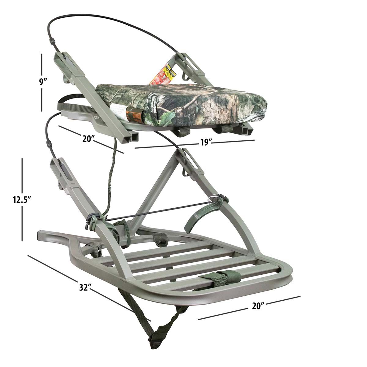 Treestand Summit OpenShot SD | Alluminio con cuscino in schiuma Treestand Summit OpenShot SD | Alluminio con cuscino in schiuma