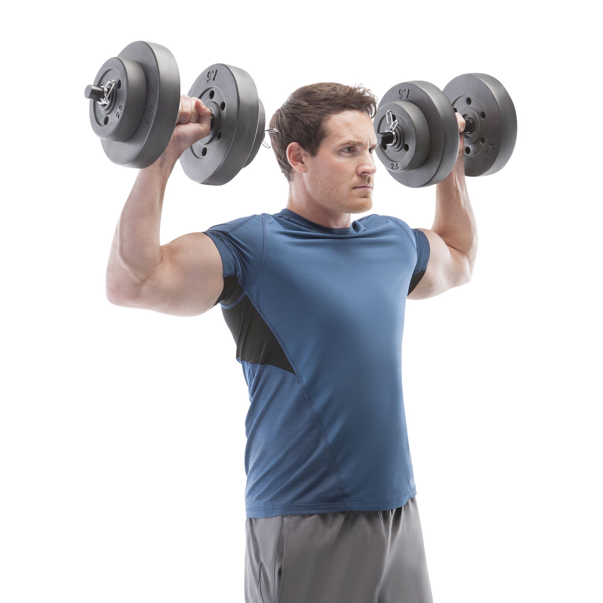 Marcy 40lb Vinyl Adjustable Dumbbell Set