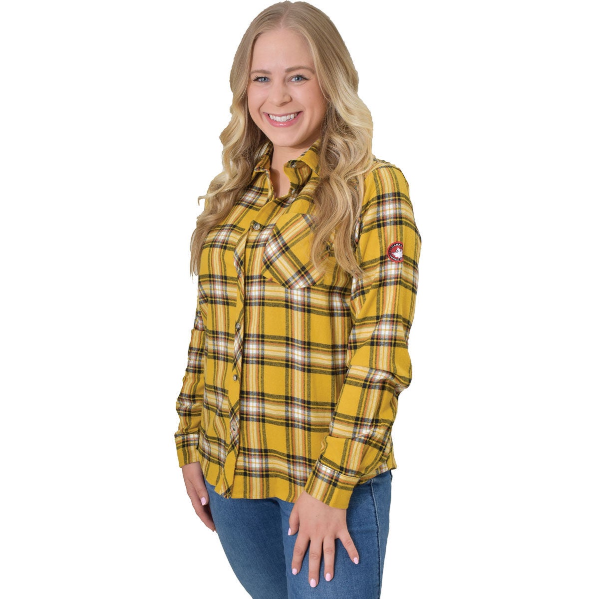 Canada Weather Gear Women's Plaid Flannel Shirt