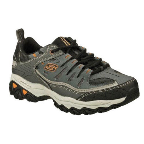 Skechers Men's Qtr Cut Out Lace Up Trail Shoe W/Memory Foam