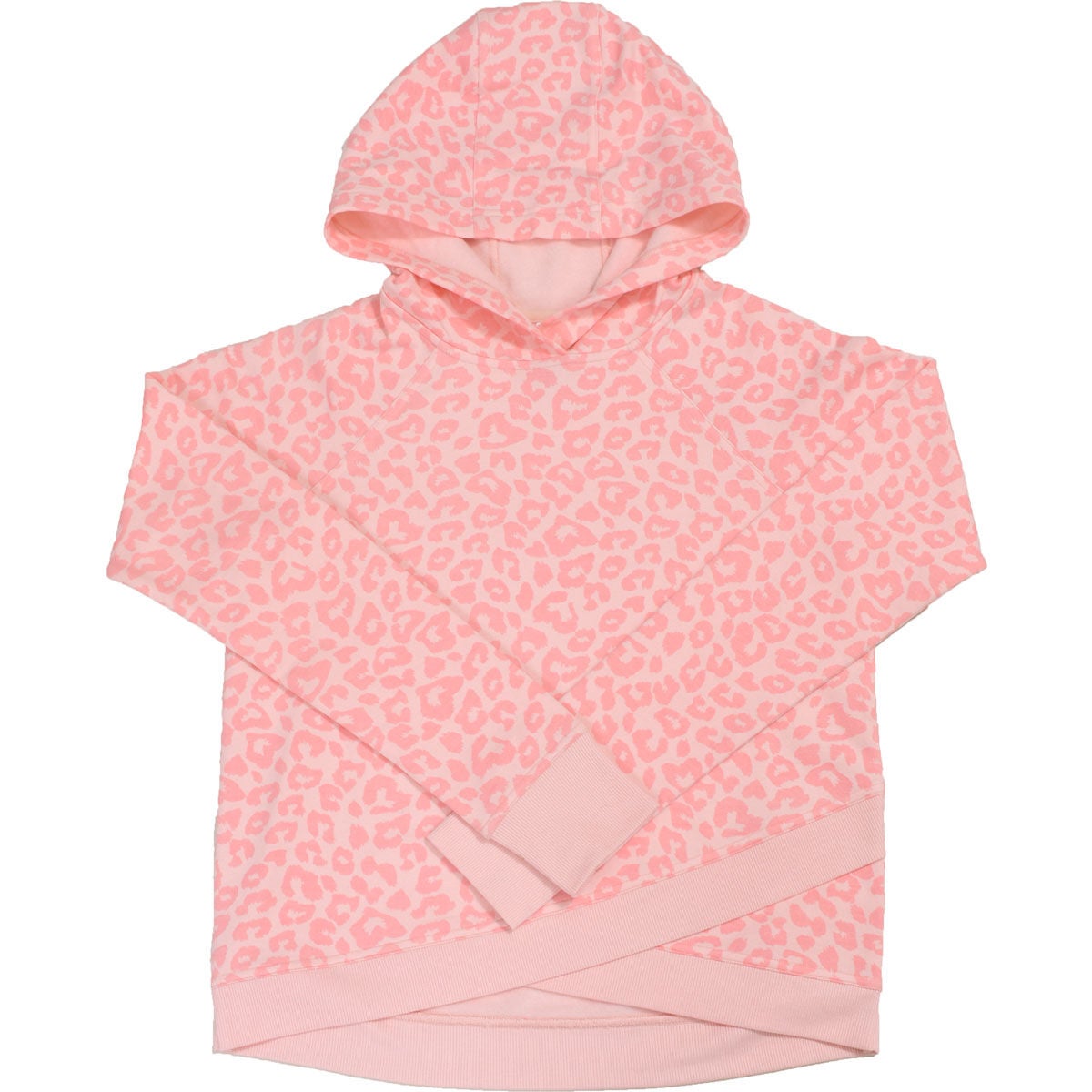 90 Degree Girls' Cheetah Hoodie