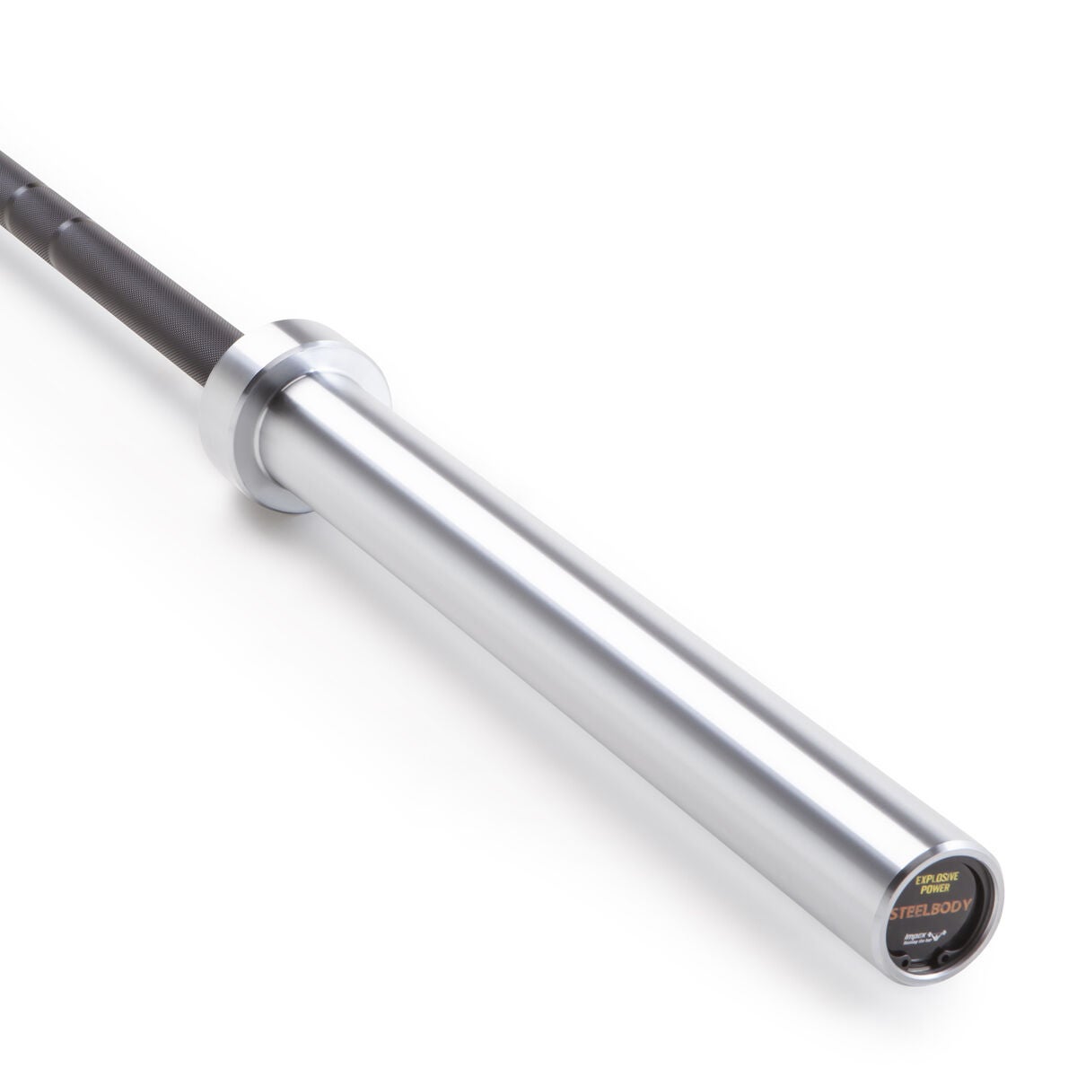 Steel Body 7' Black Chrome OLYMPIC BAR