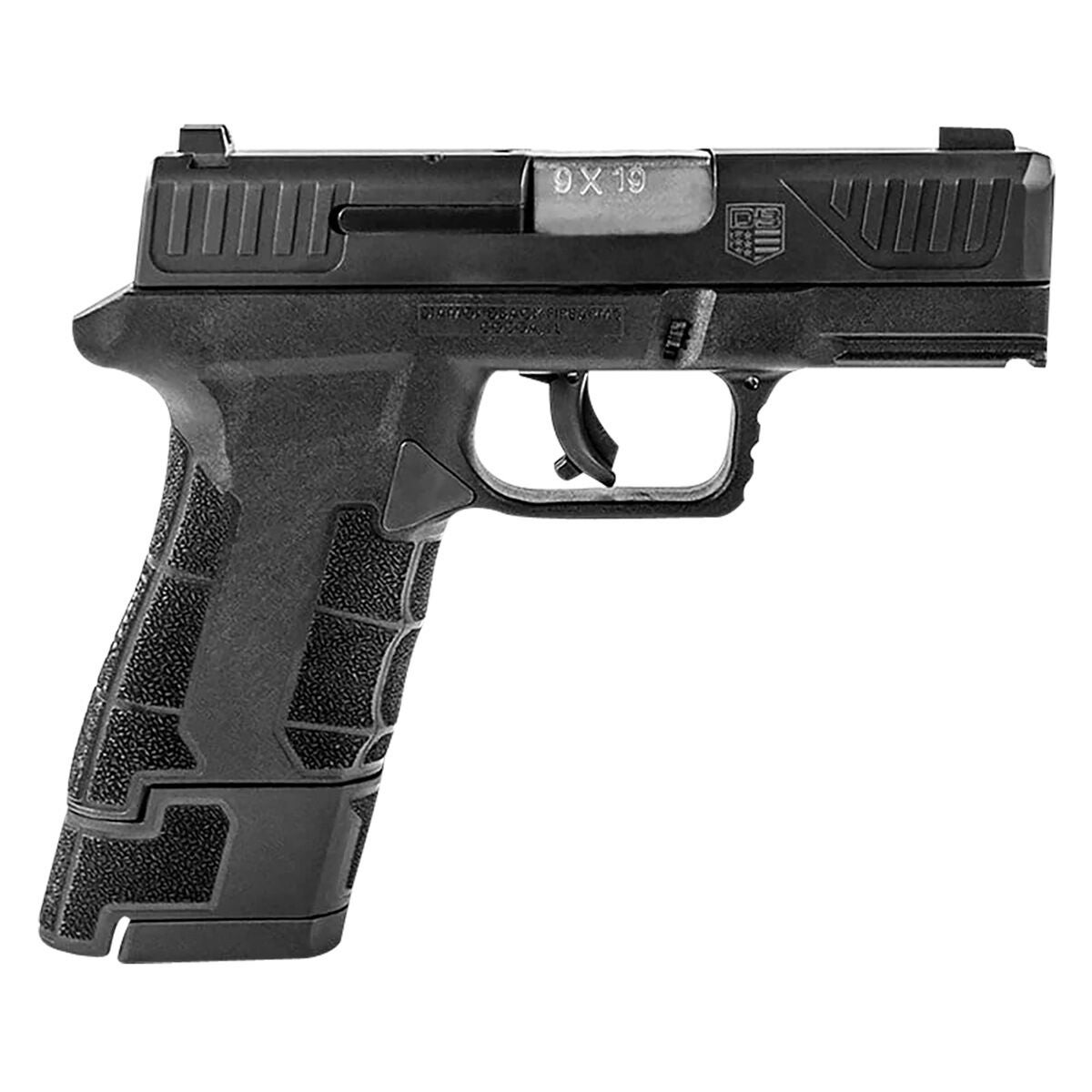 Diamondback 9MM SUBCMPT 17/12RD SS/BLK Pistol