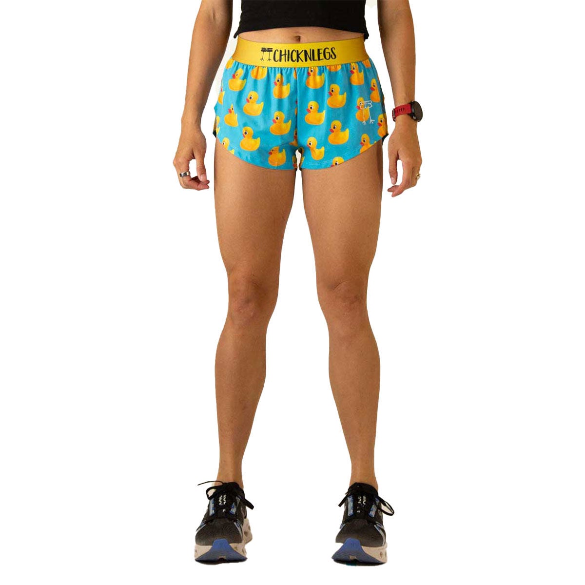 Chickn Legs Women's 1.5" Shorts Rubber Ducky