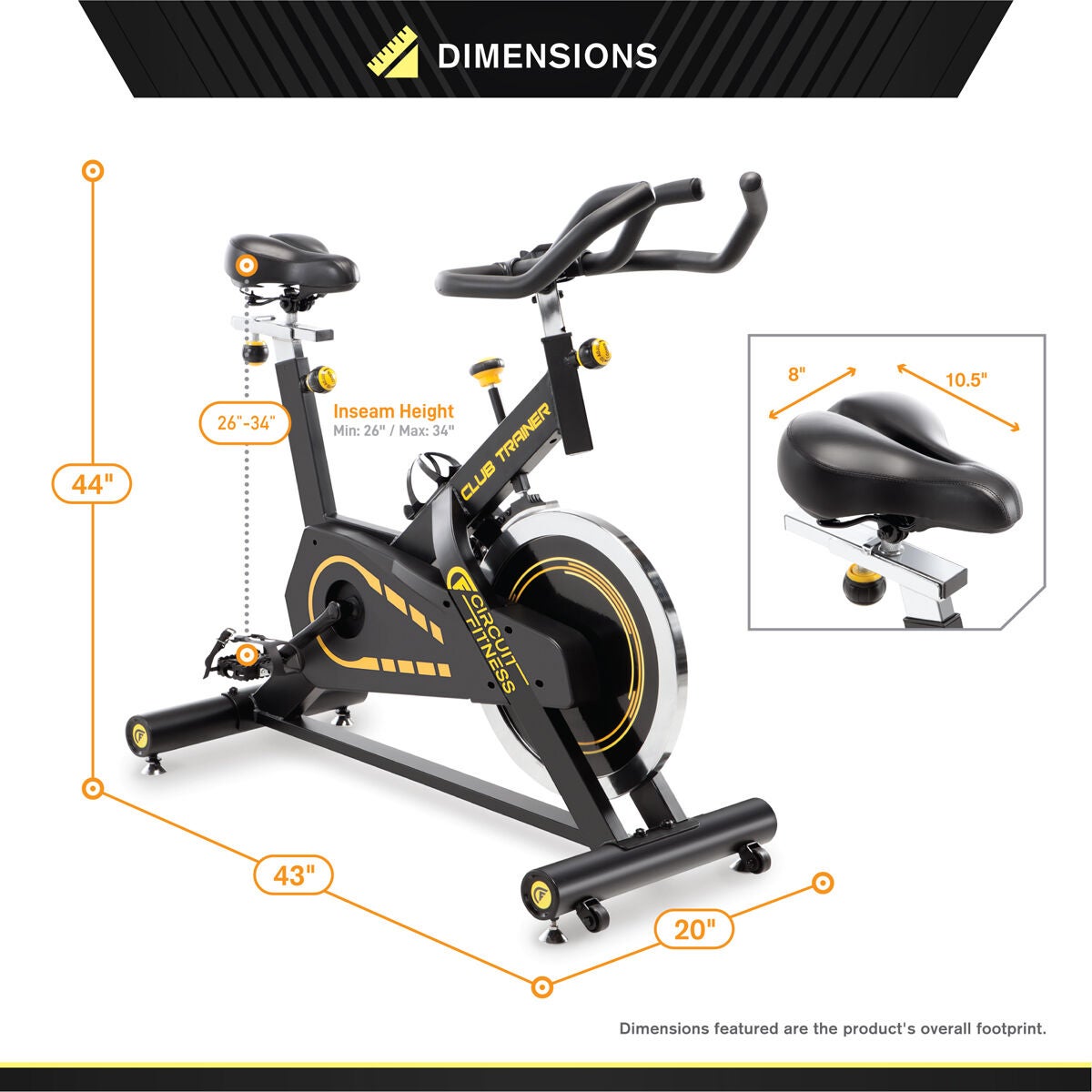 Circuit Fitness 40 lbs Revolution Cardio Cycle