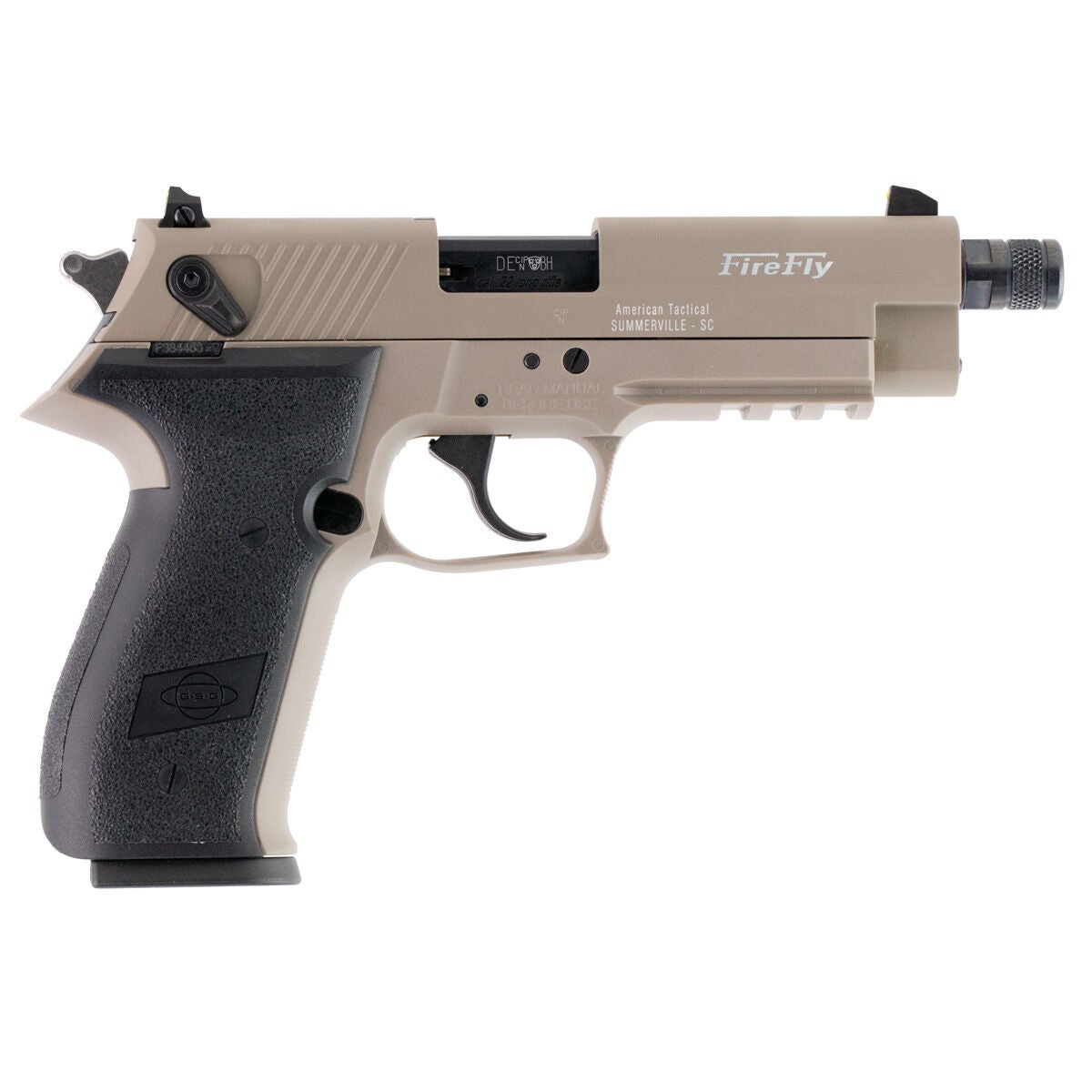 Gsg FireFly 22LR 10RD 4.90" Tan Pistol