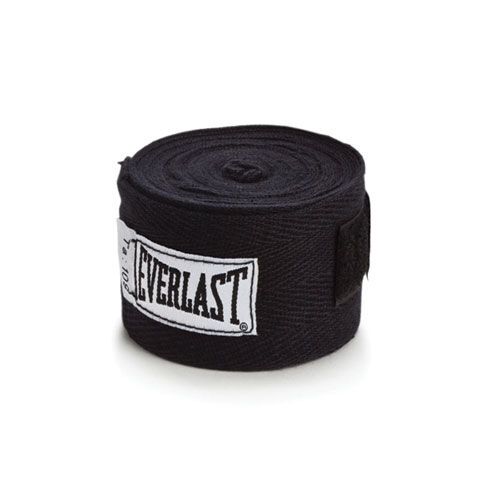 Everlast 120" Core Black Handwraps