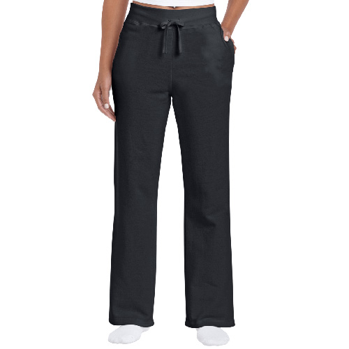 Gildan Ladies' Open Bottom Pocketed Sweatpants