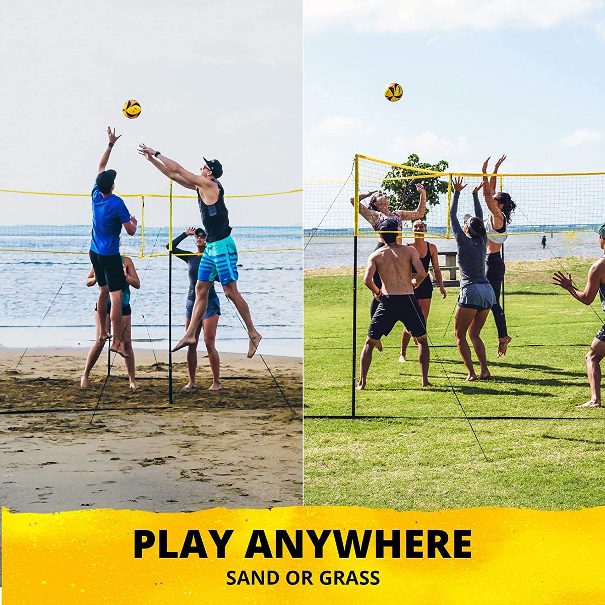 Crossnet Volleyball Game