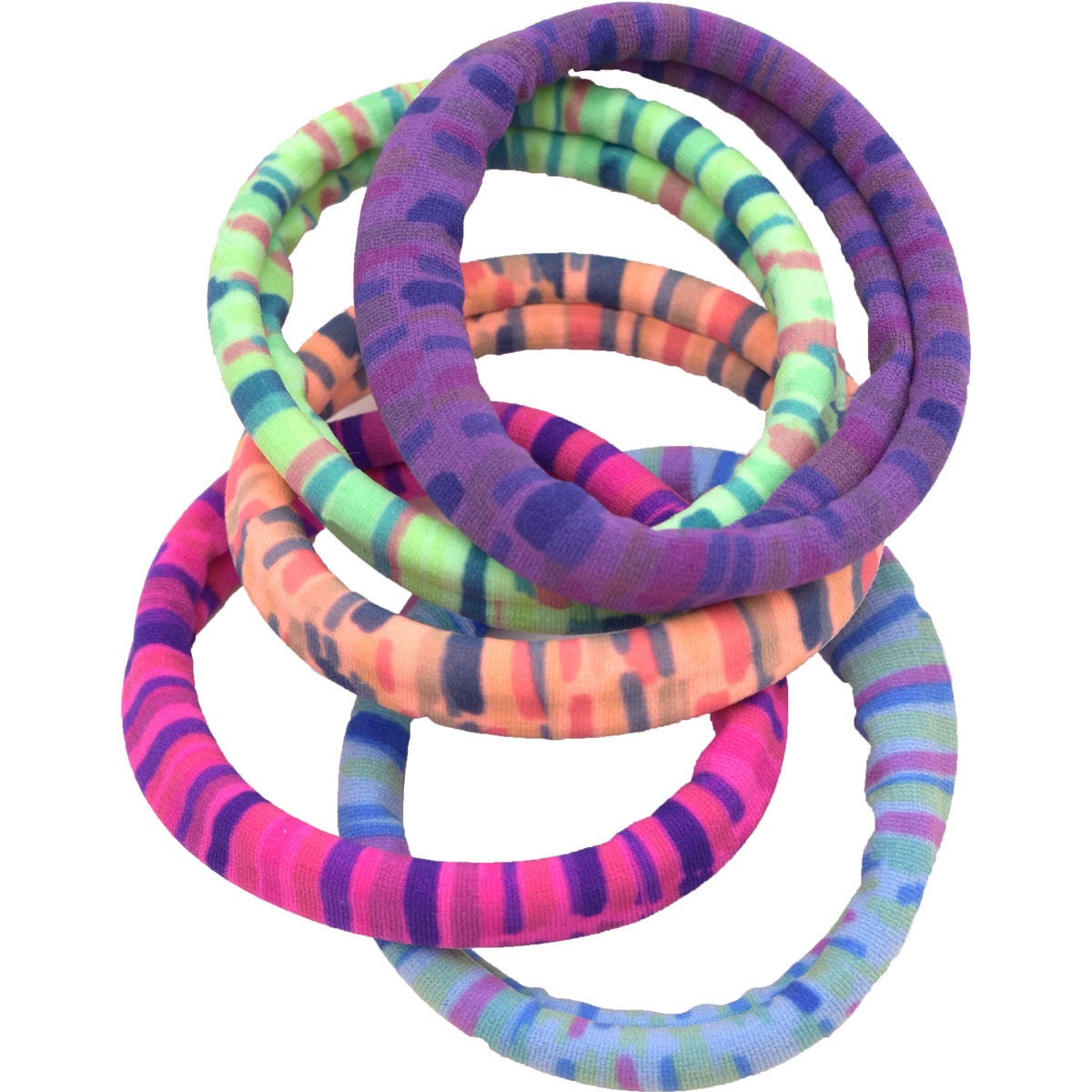 Nova Striped Hair Ties - 5 Pack