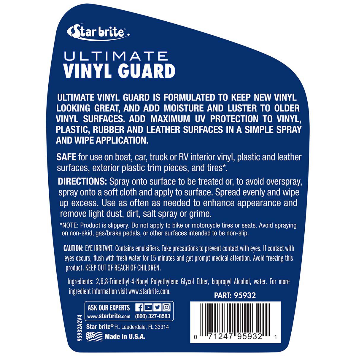 Starbrite Ultimate Vinyl Guard Spray