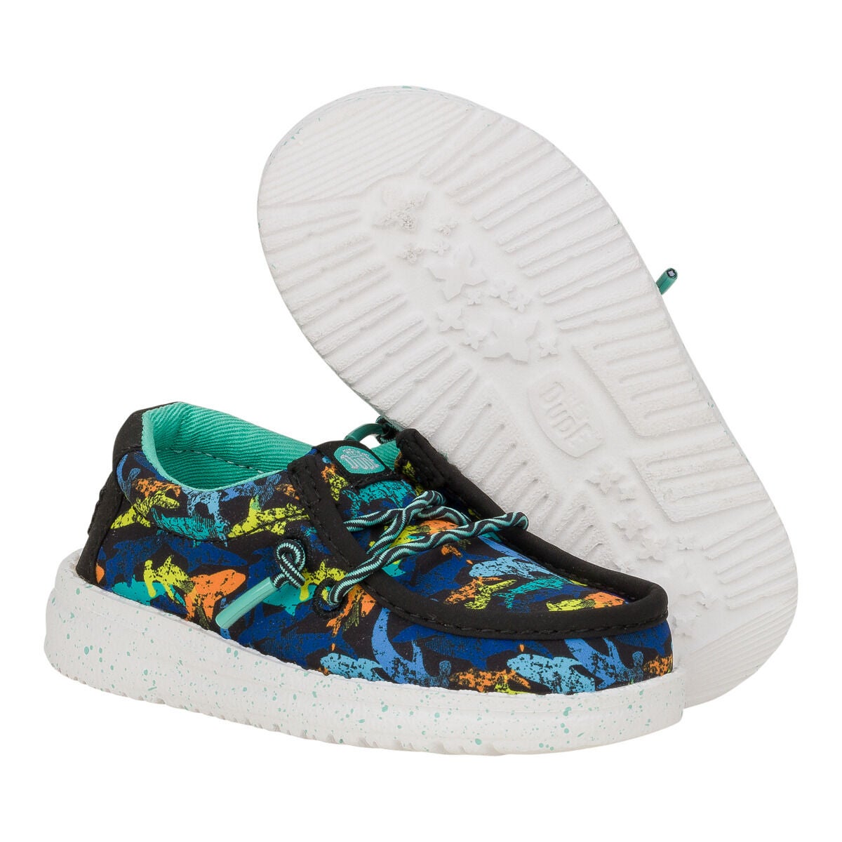 HeyDude Toddler Wally Sharks Shoes