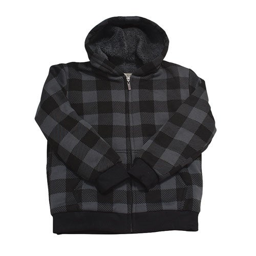 Big Ball Sports Boys' Black/Gray Sherpa