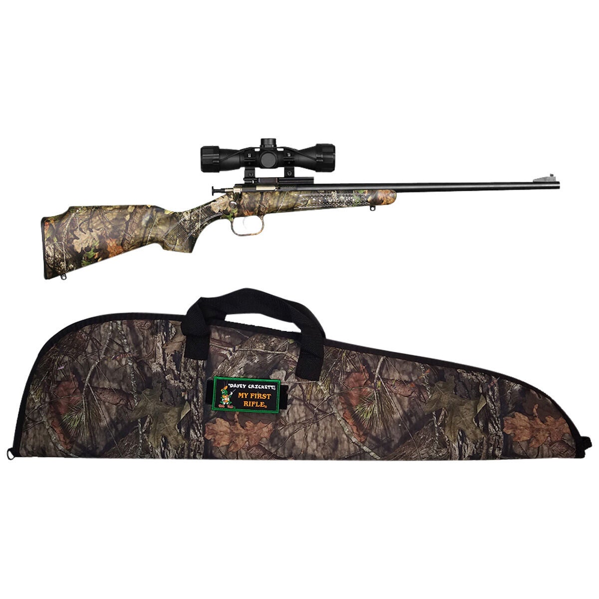 Crickett KSA2163BSC Youth Package 22 LR 1rd 16.12" Blued Barrel/Receiver Centerfire Rifle