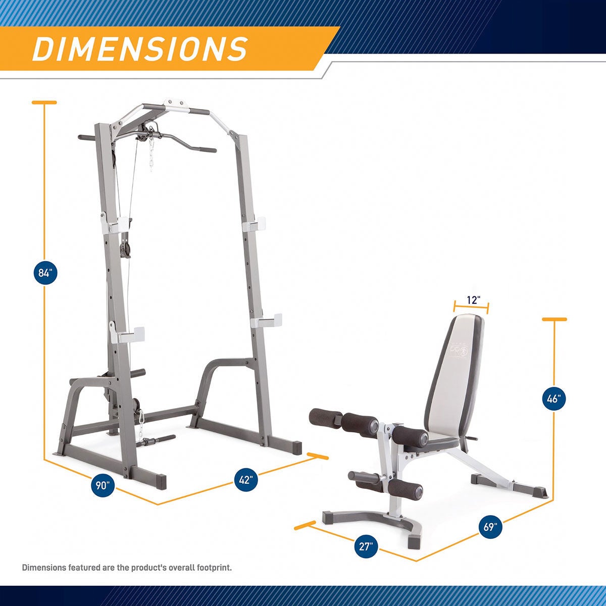 Marcy Deluxe Smith Cage System with Weight Bench